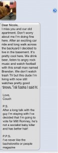 couch letter